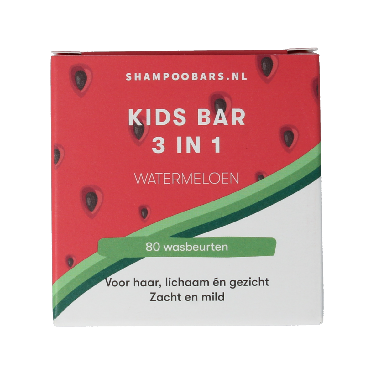 Shampoobars 3-in-1 Kids bar watermeloen 60.00 Gram