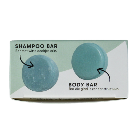 Shampoobars Mini shampoo & body bar eucalyptus & tea tree 20.00 Gram