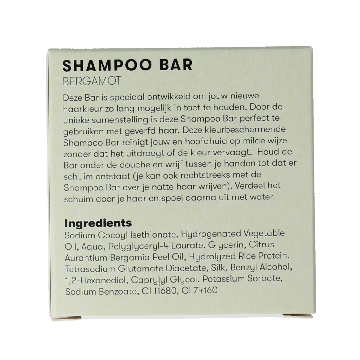 Shampoobars Shampoo bar bergamot 60.00 Gram