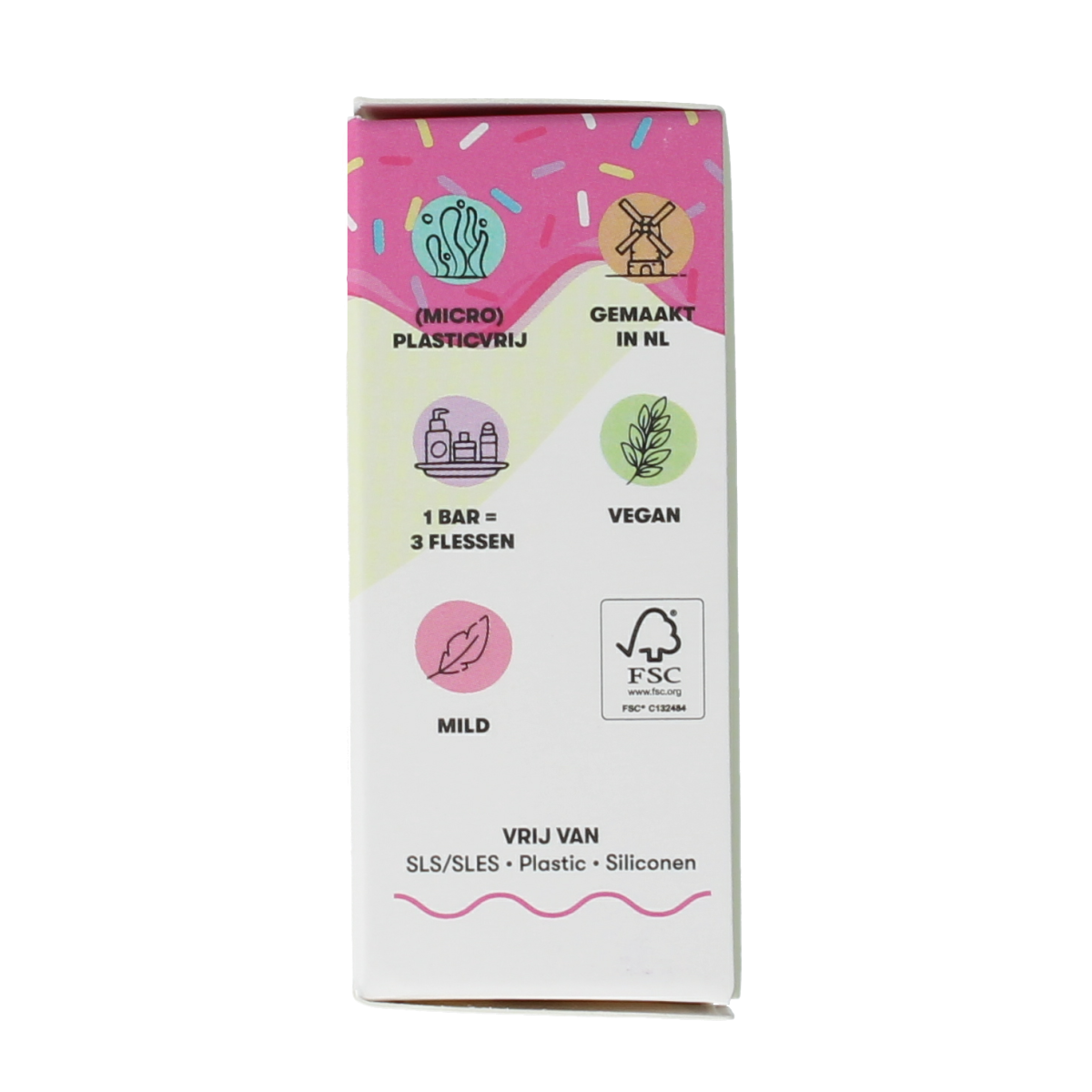 Shampoobars 3 in 1 bar birthday cake 60.00 Gram
