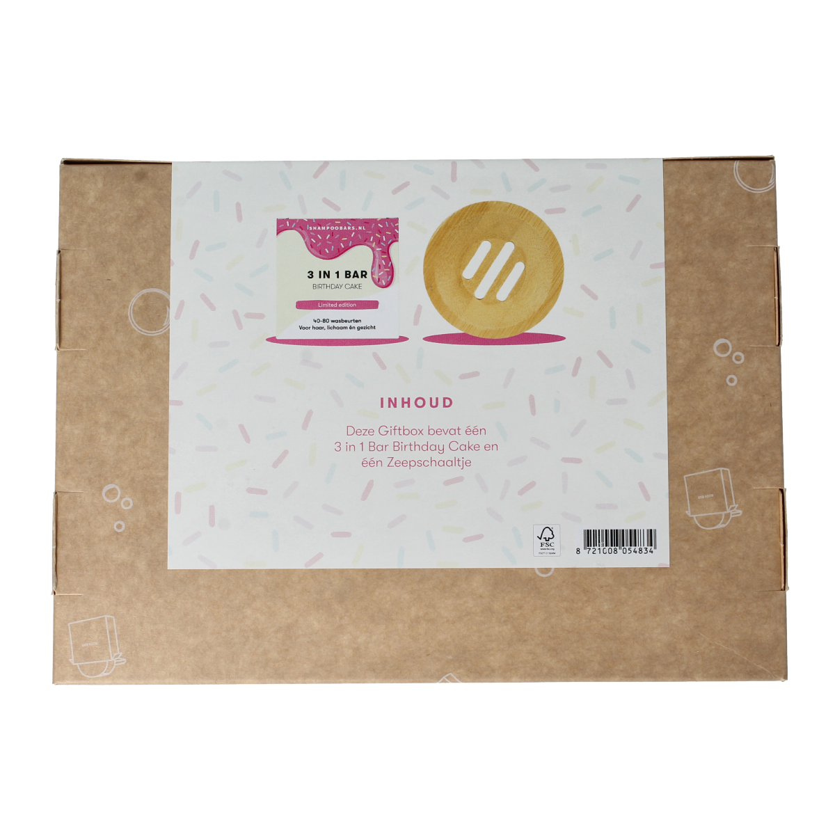 Shampoobars Giftbox gefeliciteerd 1.00 Set