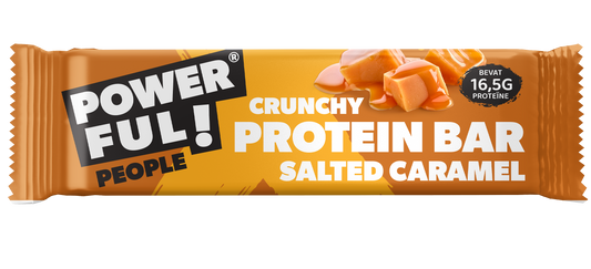 Powerful People  Protein bar salted caramel 55.00 Gram