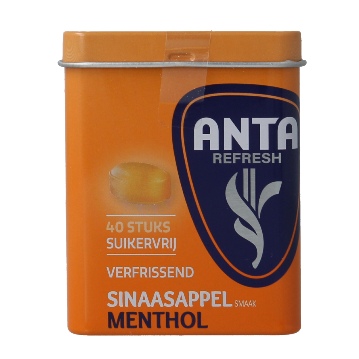 Anta Refresh orange flavored candy, 72 grams, colorful snoepgoed with bright orange appearance and fruity design