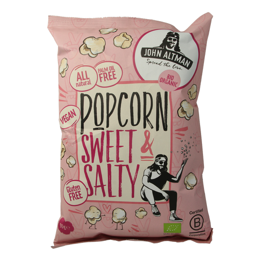 John Altman Popcorn sweet & salty bio 90.00 Gram
