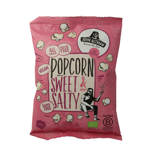 John Altman Popcorn sweet & salty bio 32.00 Gram