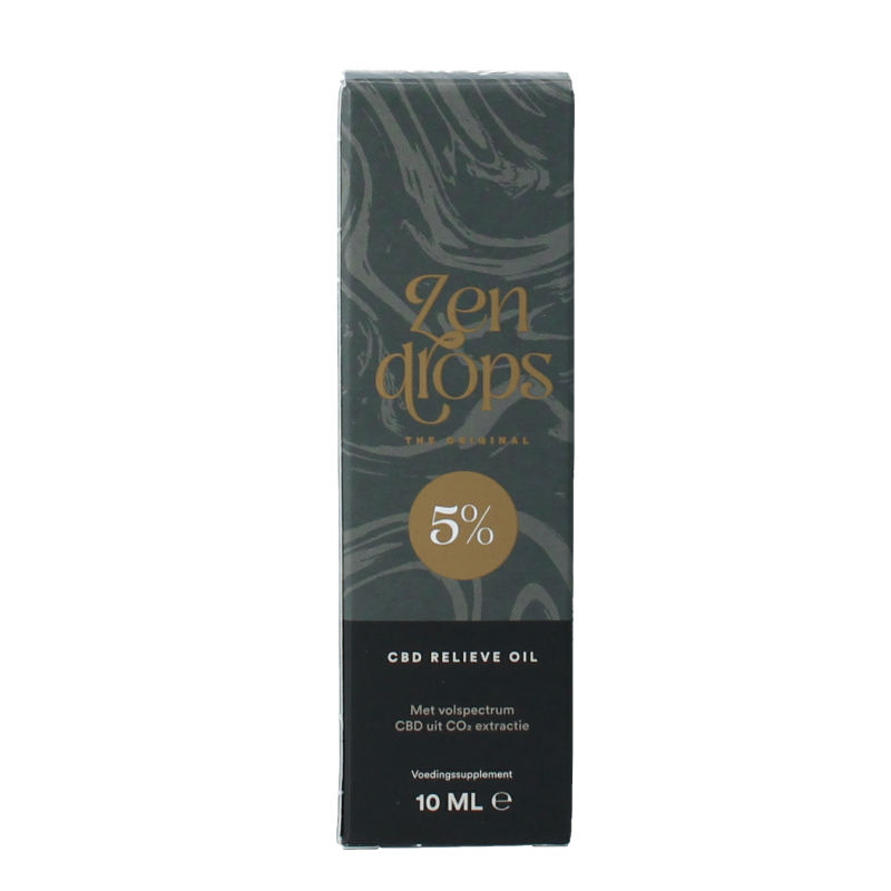 Zendrops CBD olie 5% hennepzaadolie 10 Milliliter