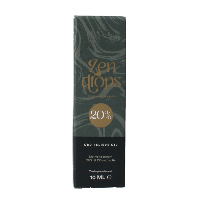 Zendrops CBD olie 20% hennepzaadolie 10 Milliliter