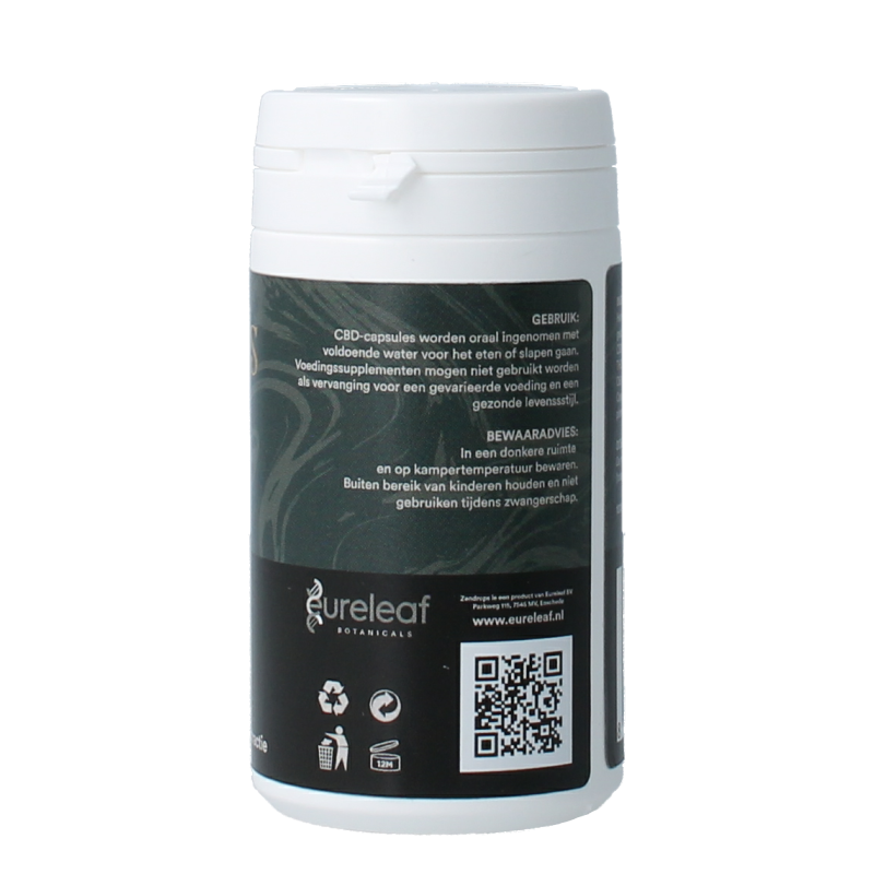 Zendrops CBD capsules 20mg - natuurlijke hennepolie 60 Capsules
