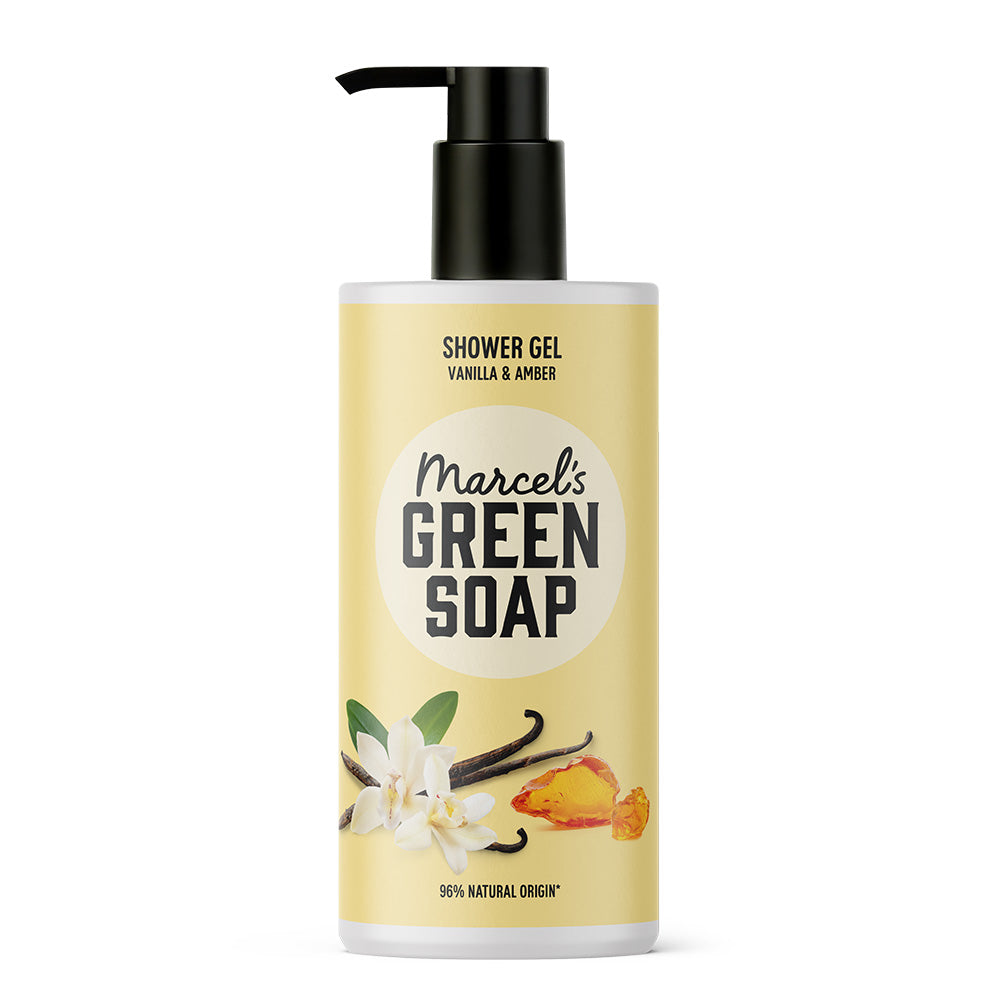 Marcel's Green Soap Shower Gel Vanilla & Amber 300.00 Milliliter