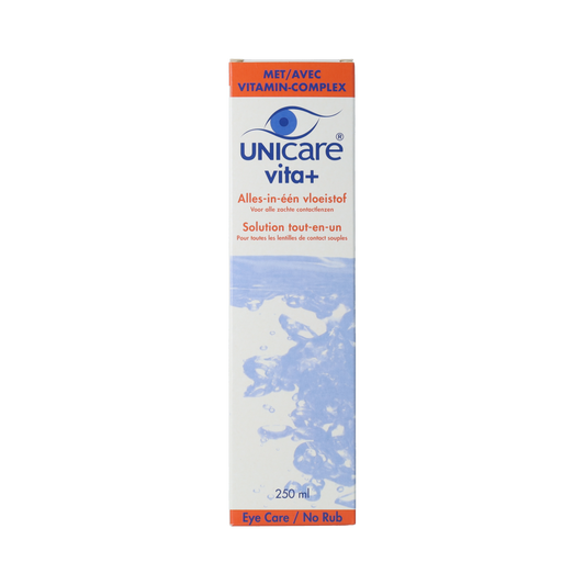 Unicare Vita+ lenzenvloeistof zachte lenzen 250.00 Milliliter