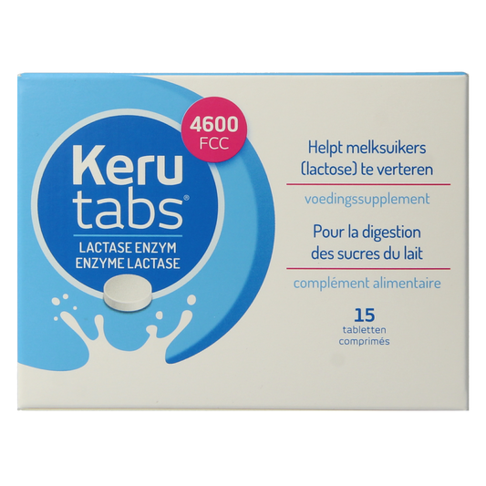 Kerutabs Lactase enzym 4600 FCC 15.00 Tabletten