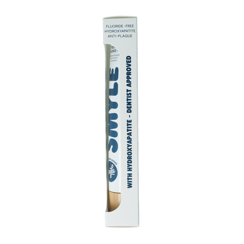 Smyle fresh mint fluoride-free toothpaste in 80ml tube, featuring a bright mint flavor and packaging with fresh mint leaves.