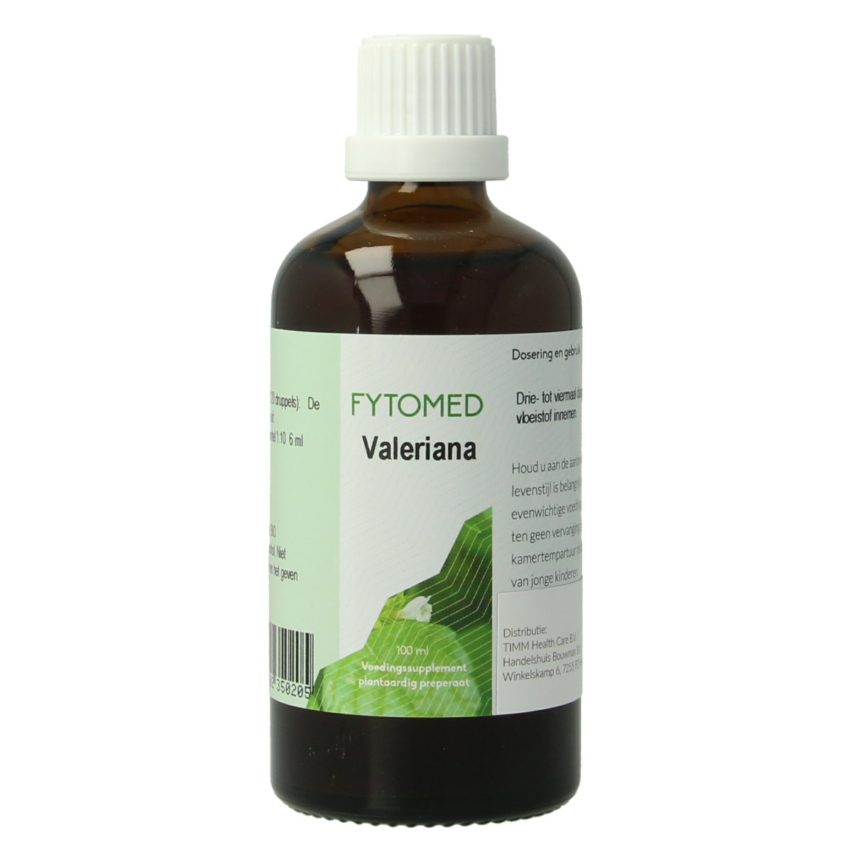 Fytomed Valeriana bio herbal supplement in a 100ml bottle, part of Fytomed's herbal preparations for relaxation and sleep support.