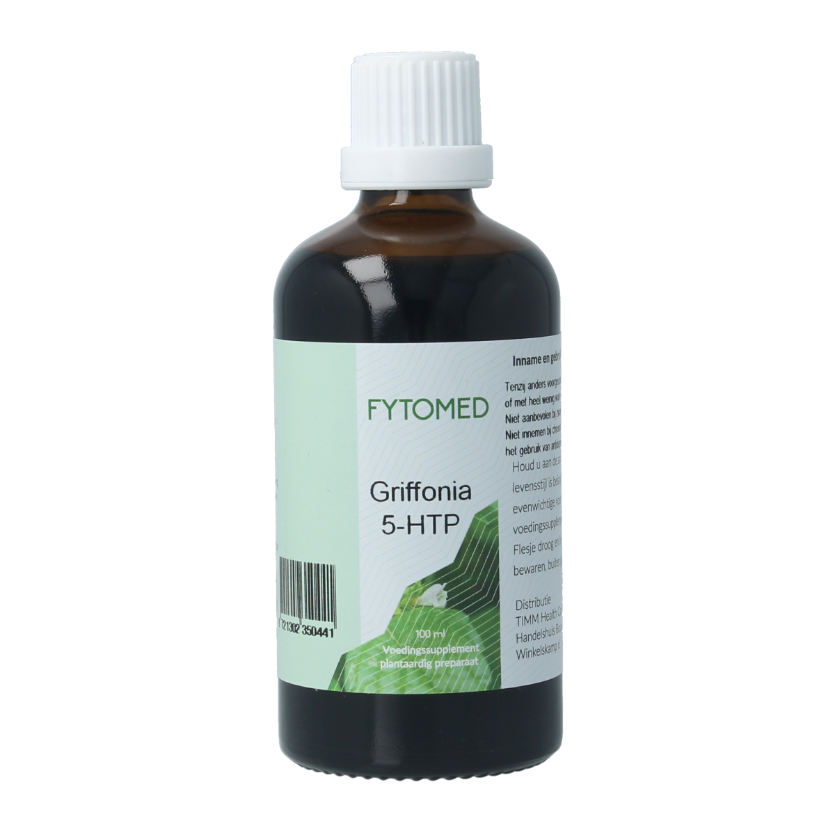Fytomed Griffonia bio herbal supplement bottle, 100ml, in a natural herbal preparation packaging.