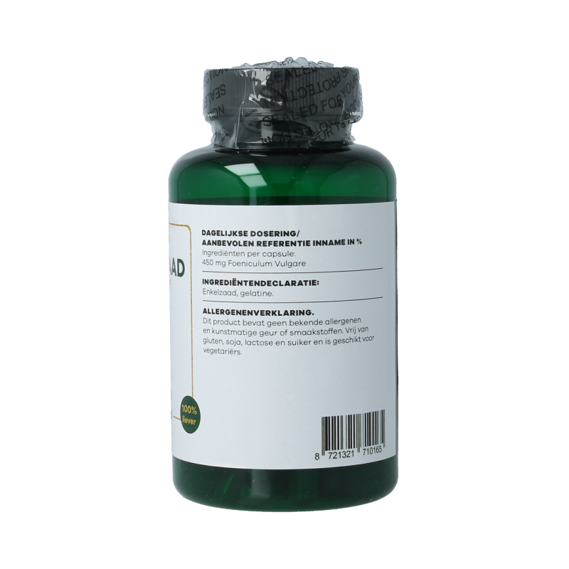 Liever Gezond Venkel zaad capsules fennel seed 100 Vegetarische capsules