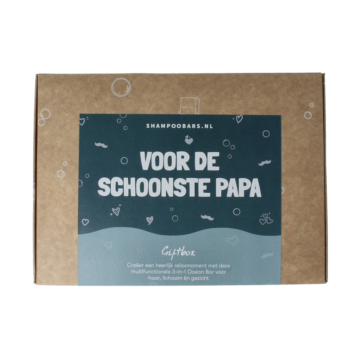 Shampoobars Giftbox voor de schoonste papa 1.00 Set