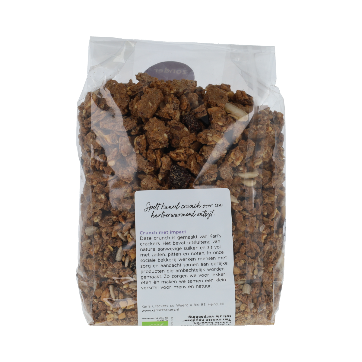 Kari's Crunch  Granola spelt kaneel bio 330.00 Gram