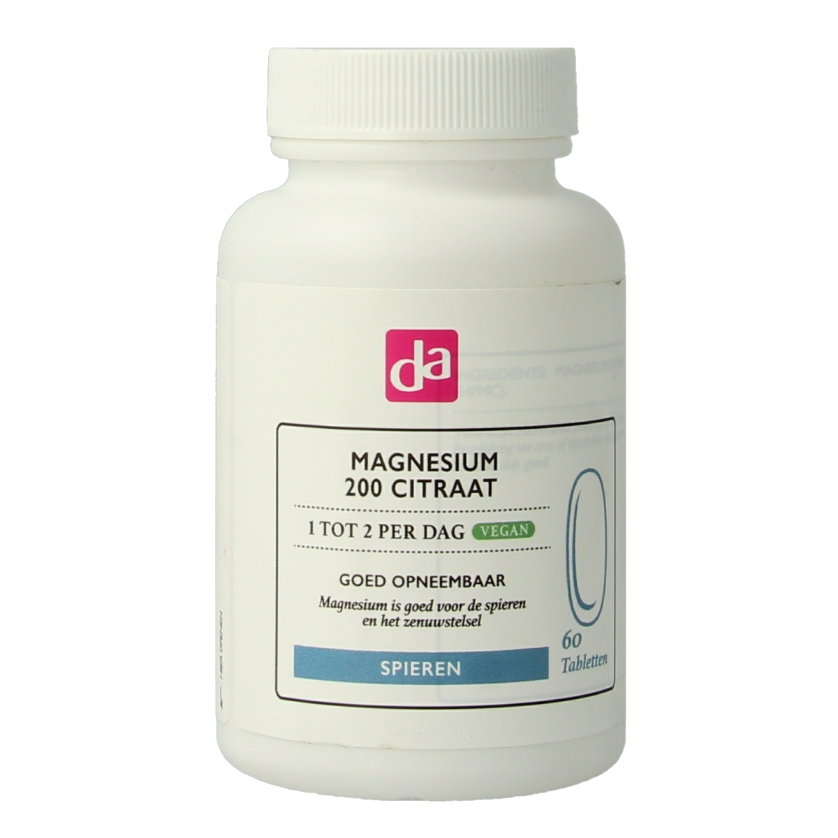 DA Magnesium citraat 60.00 Tabletten