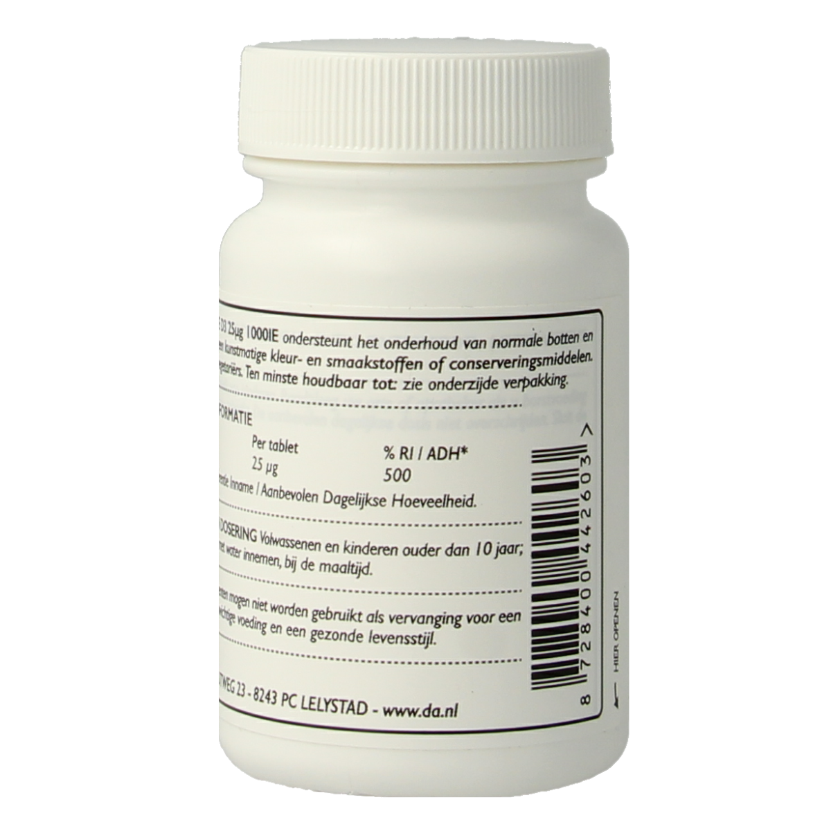 DA Vitamine D3 25mcg 300.00 Tabletten