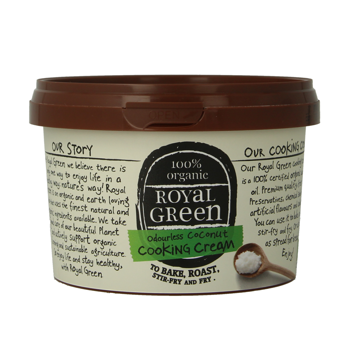Royal Green Kokos cooking cream odourless bio 500.00 Milliliter