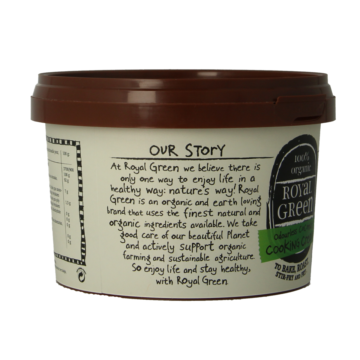 Royal Green Kokos cooking cream odourless bio 500.00 Milliliter