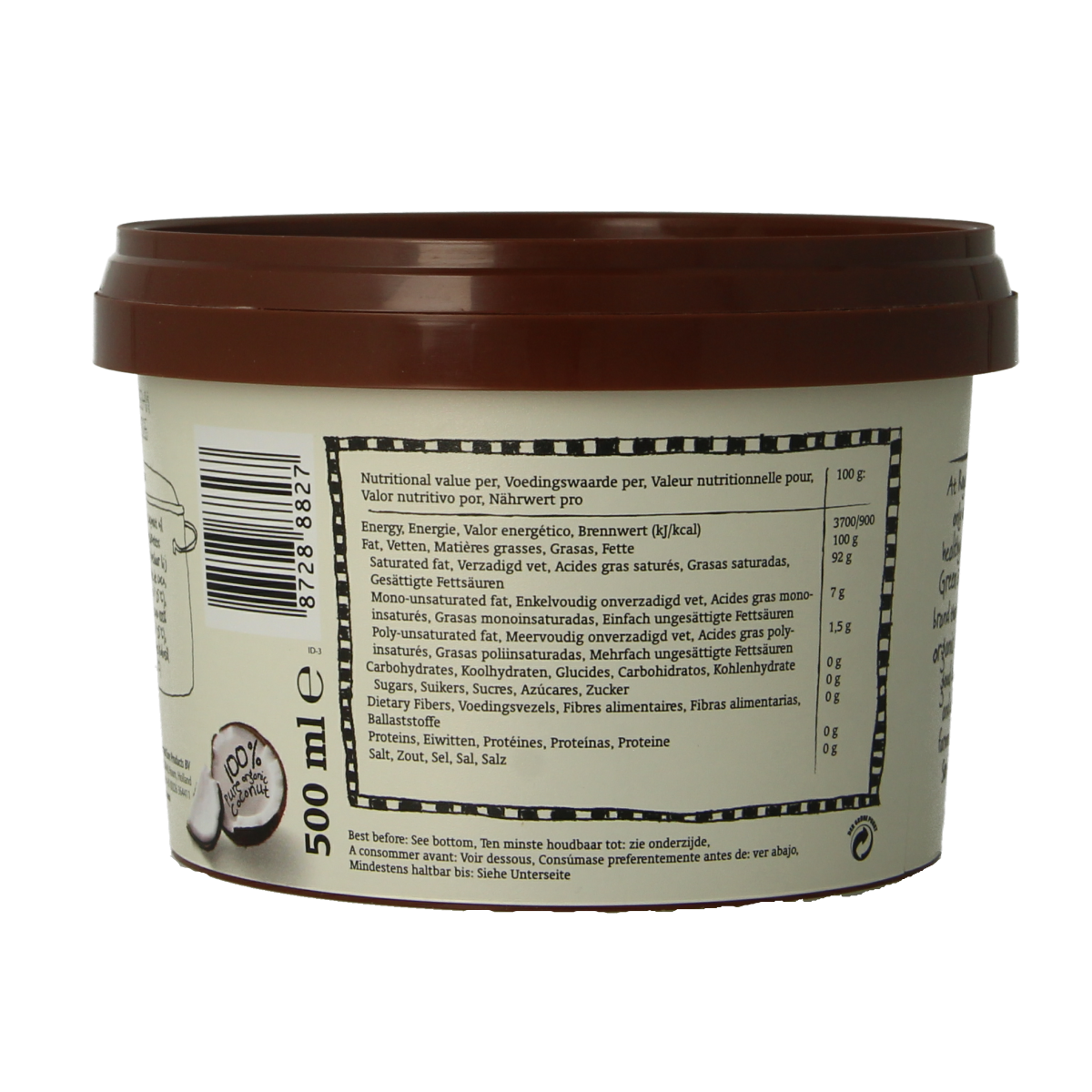 Royal Green Kokos cooking cream odourless bio 500.00 Milliliter