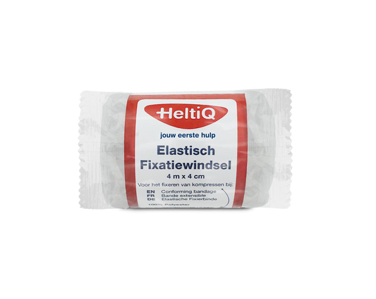 Heltiq Elastisch fixatiewindsel 4m x 4cm 1.00 Stuks