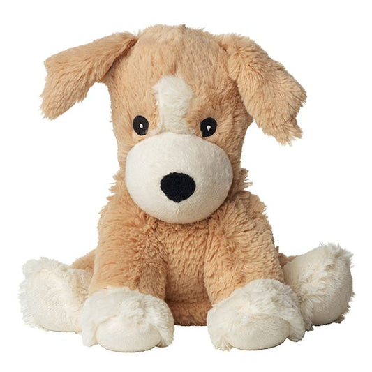 Warmies Hond puppy plush toy from Warmies, soft stuffed animal, ideal for cuddling and play.