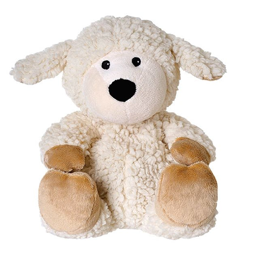 Warmies Schaap lockesherpa beige uitneembare vull 1.00 Stuks