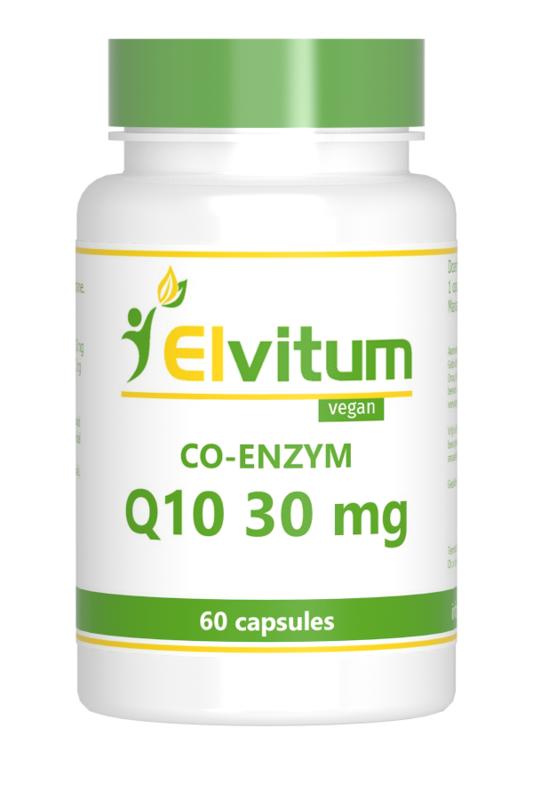 Elvitum  Co-enzym Q10 30mg 60 Vegetarische capsules