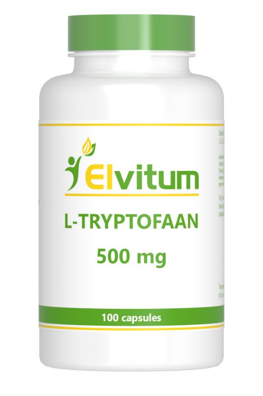 Elvitum  L-Tryptofaan 100 Vegetarische capsules