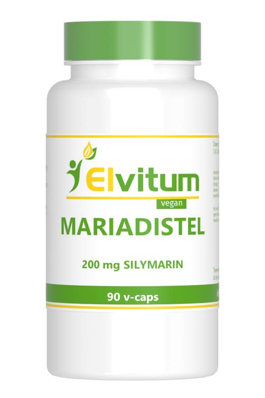 Elvitum  Mariadistel 90 Vegetarische capsules
