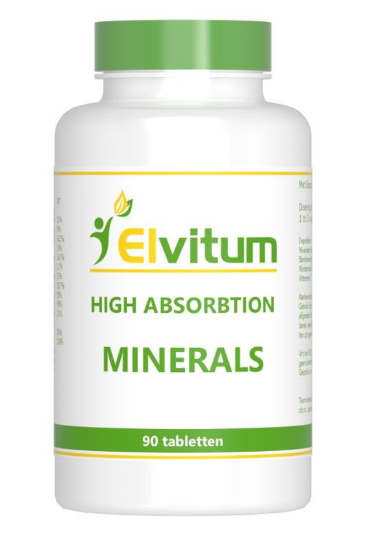 Elvitum  High absorption minerals 90 Tabletten