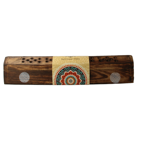 Green Tree Wierookdoos flower of life 1.00 Stuks