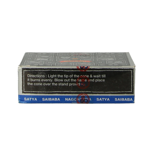 Natures Incense Kegelwierook nag champa 12 Stuks