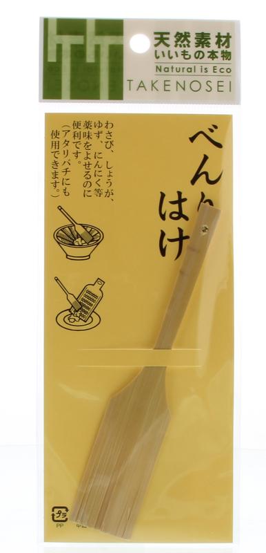 TS Import Bamboe kwast suribachi for cooking and dining, featuring a bamboo handle and traditional design.