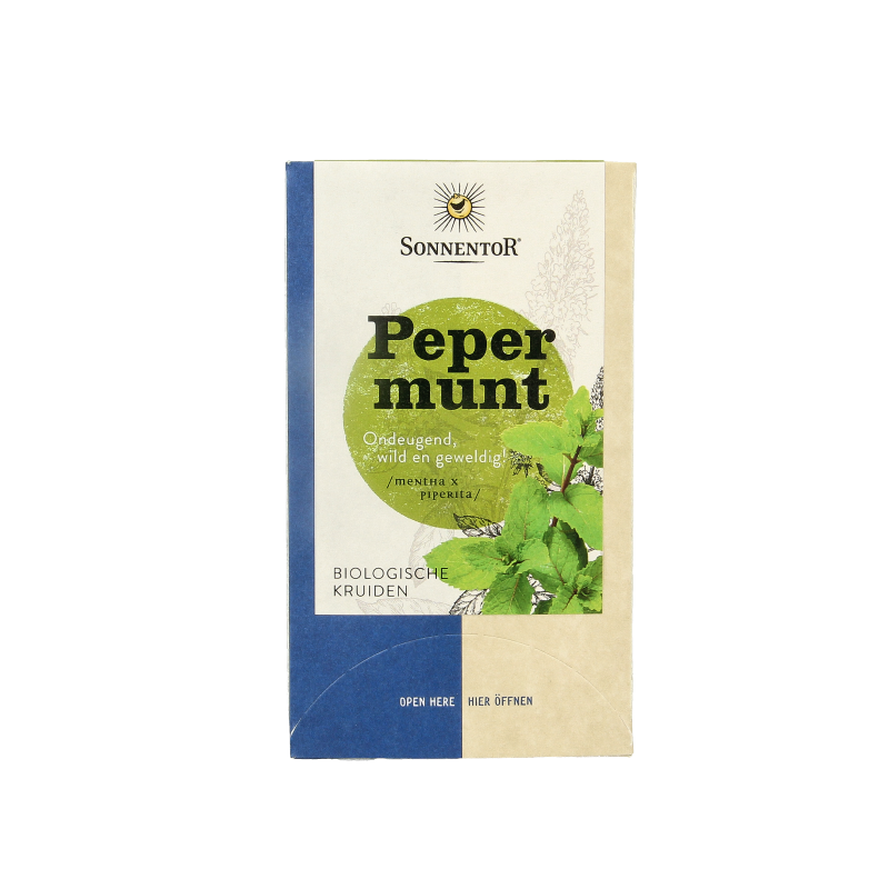 Sonnentor Pepermunt thee bio 18 Zakjes