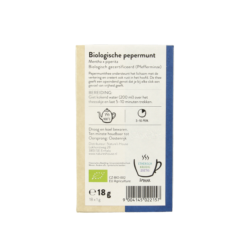 Sonnentor Pepermunt thee bio 18 Zakjes