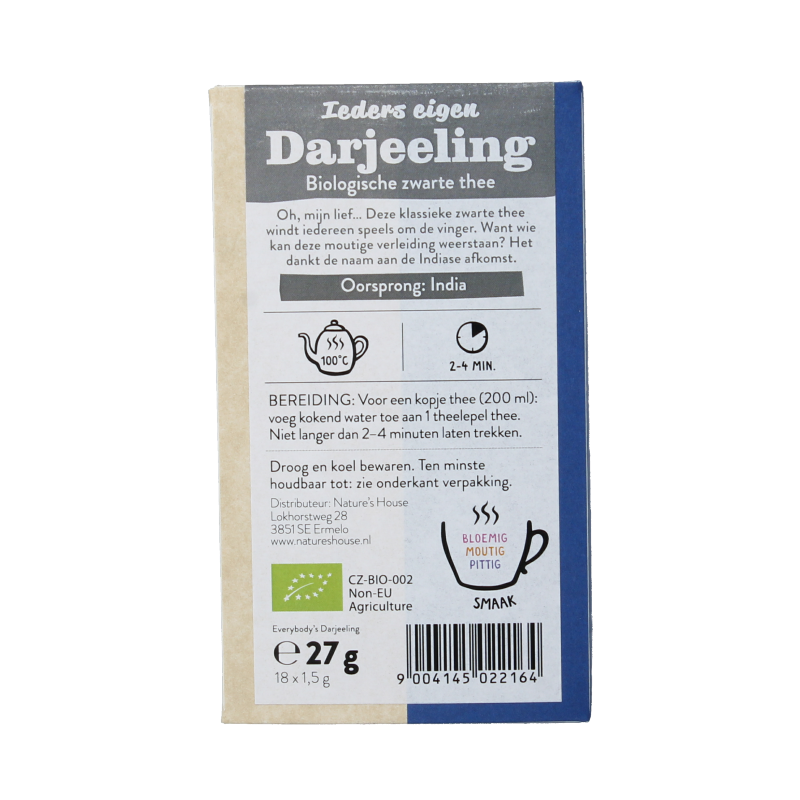 Sonnentor Darjeeling thee voor iedereen bio 18 Stuks