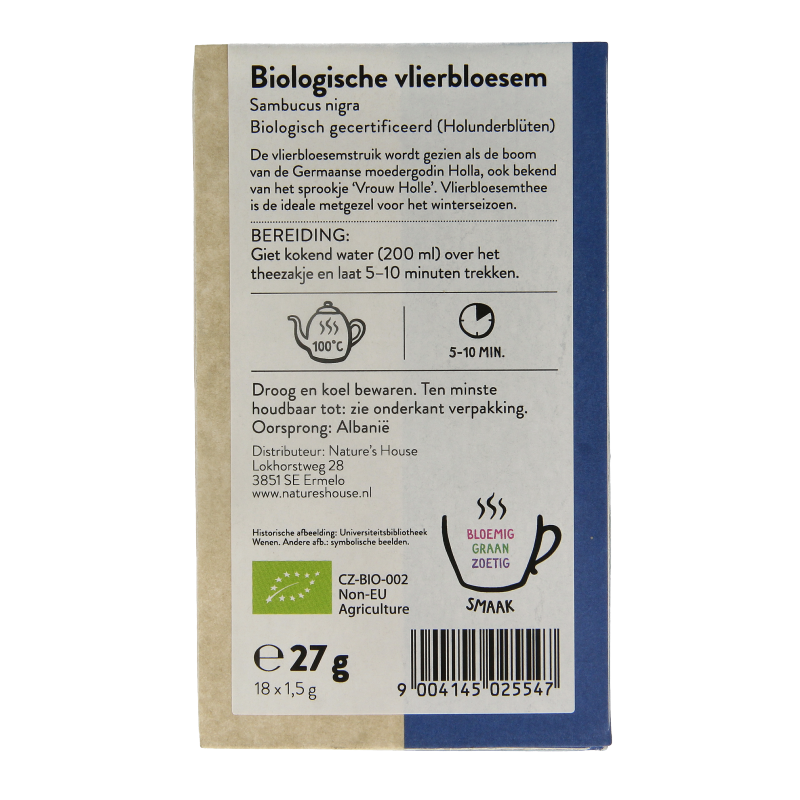 Sonnentor Vlierbloesem thee bio 18 Zakjes