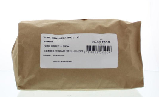 Jacob Hooy Bietenpoeder rood 1 Kilogram