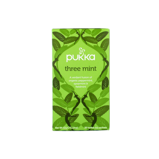 Pukka Three mint bio 20.00 Zakjes