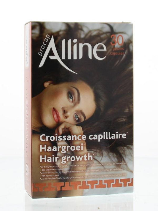 Trenker Alline Procap multivitamin capsules in a bottle, dietary supplement for daily vitamin intake.