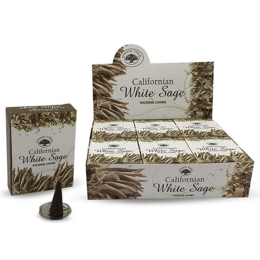 Green Tree Kegelwierook California white sage 10 Stuks