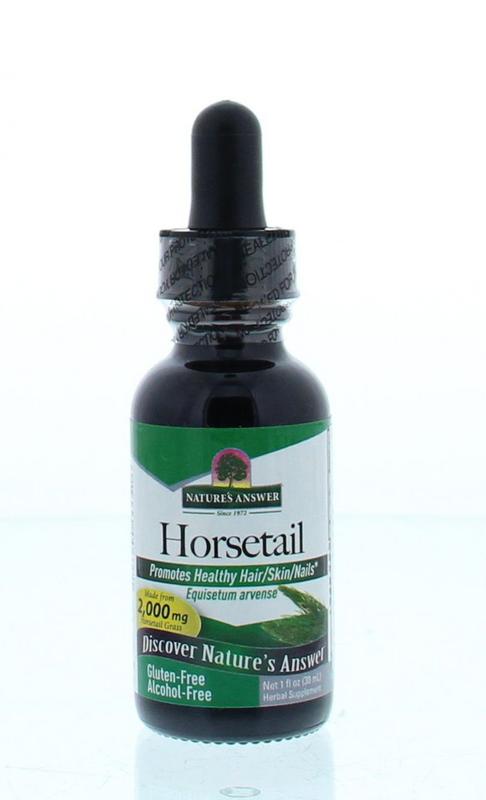 Natures Answer alcohol-free Heermoes extract in a 30ml bottle, herbal supplement from Kruidenpreparaten collection.