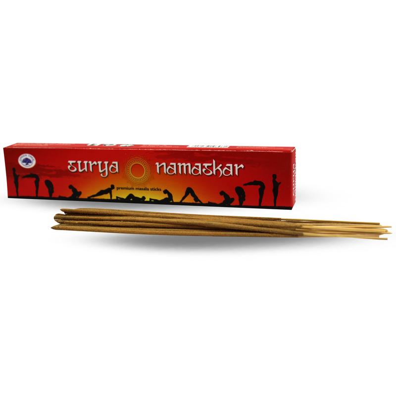 Green Tree Wierookstokjes surya namaskar 15 Gram