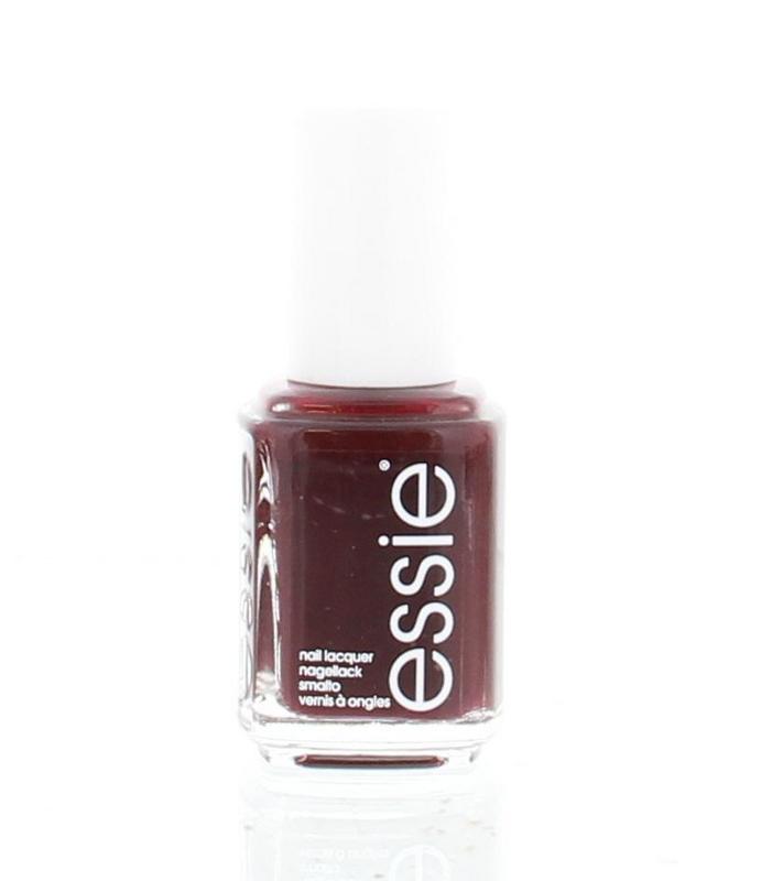 Essie Bordeaux 50 nail polish bottle, 13.5 ml, with deep burgundy shade, makeup product for nails and beauty.