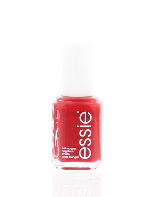 Essie Really Red nail polish bottle, 13.5ml, vibrant red makeup product with a sleek bottle design.