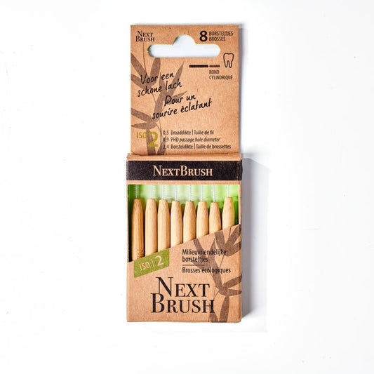 Nextbrush Bamboe interdentale ragers ISO 2 8.00 Stuks