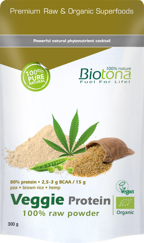 Biotona Veggie protein raw bio 300.00 Gram